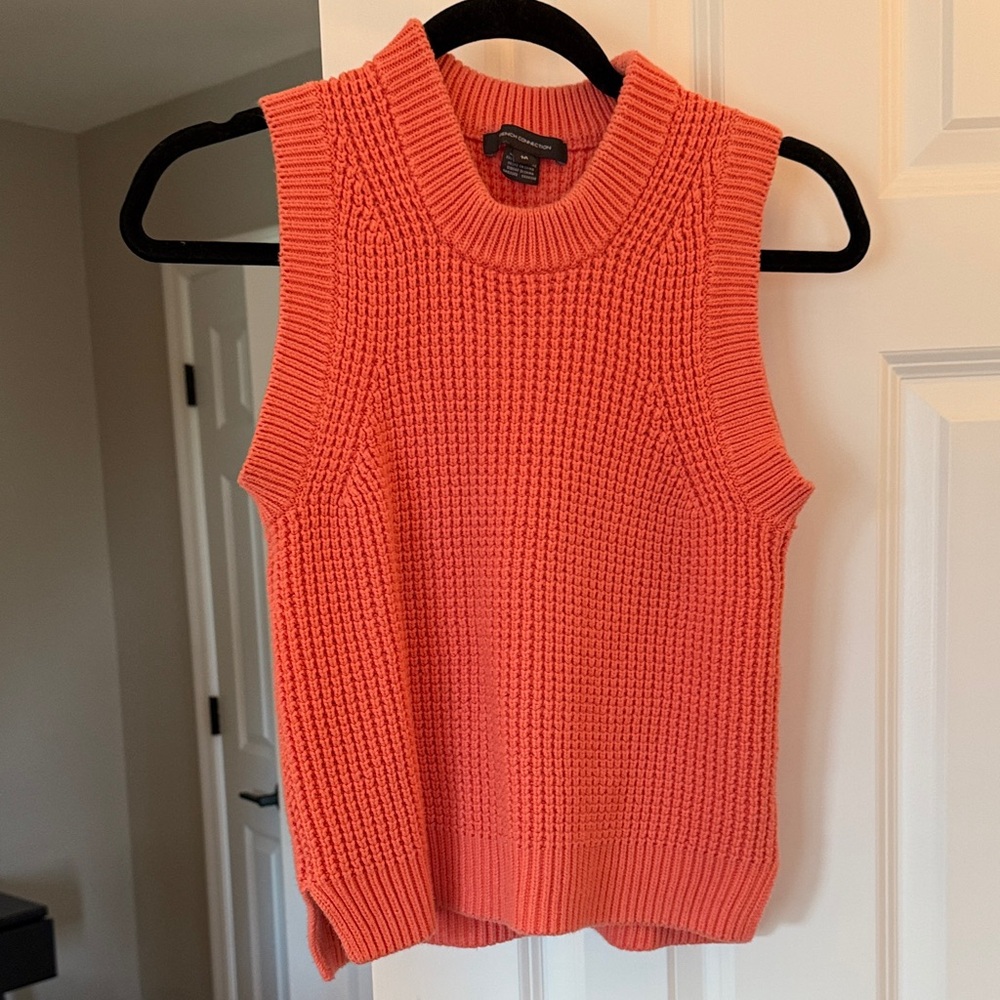 French Connection Coral Knit Top